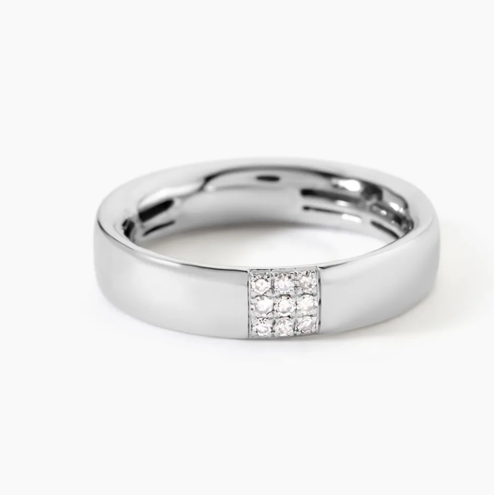 Bague Hajila Or Blanc Diamant