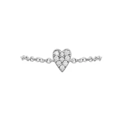 Bague Hetty Argent Blanc Oxyde De Zirconium