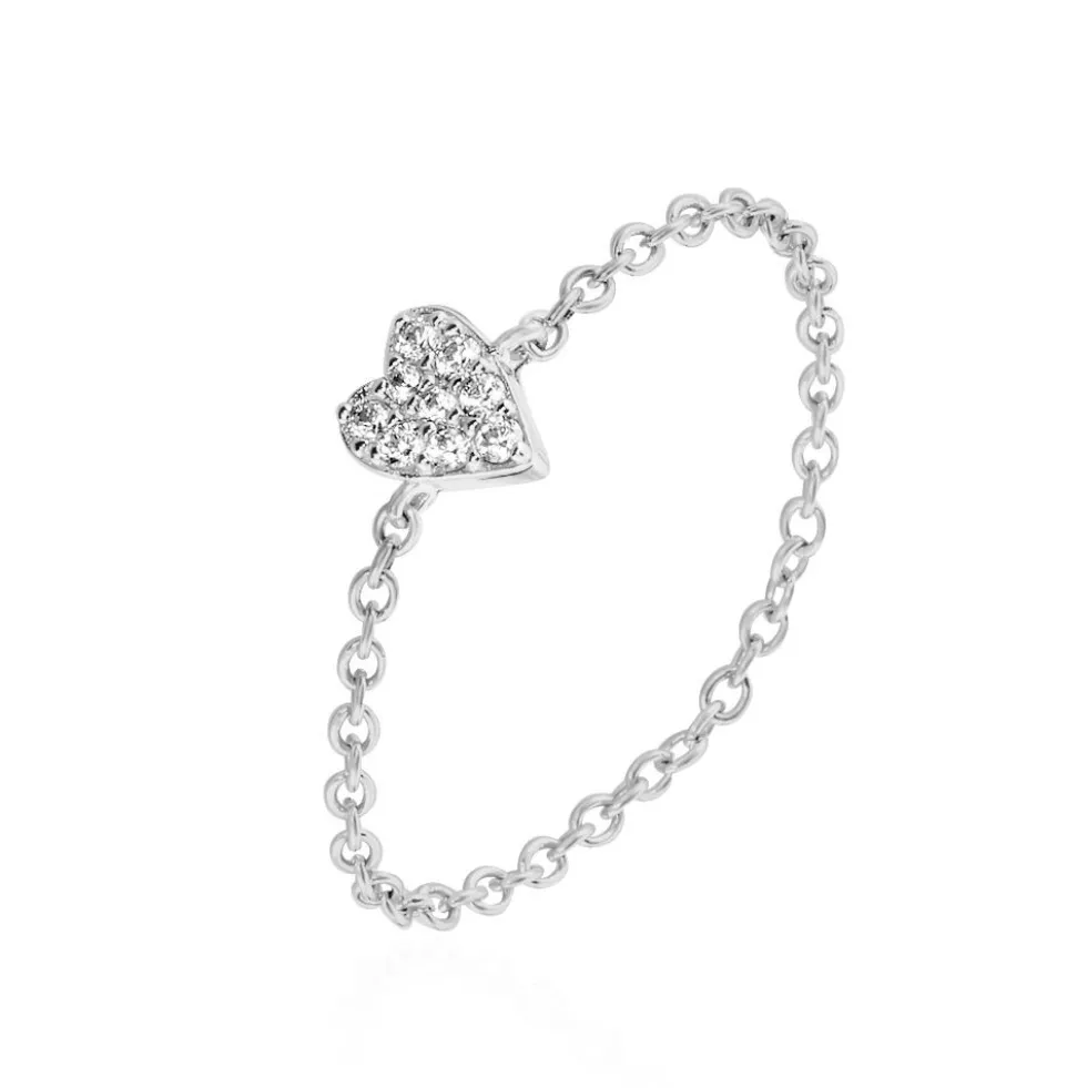 Bague Hetty Argent Blanc Oxyde De Zirconium
