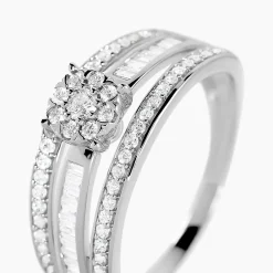 Bague Humphrey Or Blanc Diamant