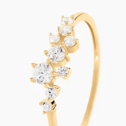 Bague Illumia Or Jaune Oxyde De Zirconium