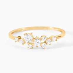 Bague Illumia Or Jaune Oxyde De Zirconium