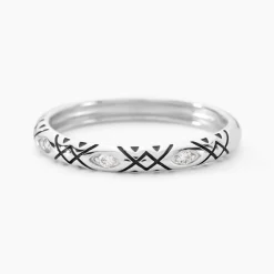 Bague Imogen Argent Blanc Oxyde De Zirconium