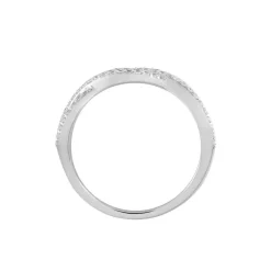 Bague Ireneo Argent Blanc Oxyde De Zirconium