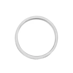 Bague Jonc Maewen Acier Blanc