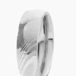 Bague Jourdan Acier Blanc
