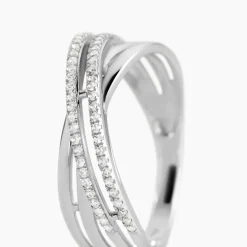 Bague Julianne Or Blanc Diamant Divers