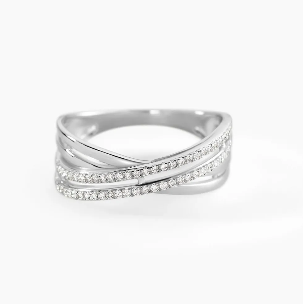 Bague Julianne Or Blanc Diamant Divers