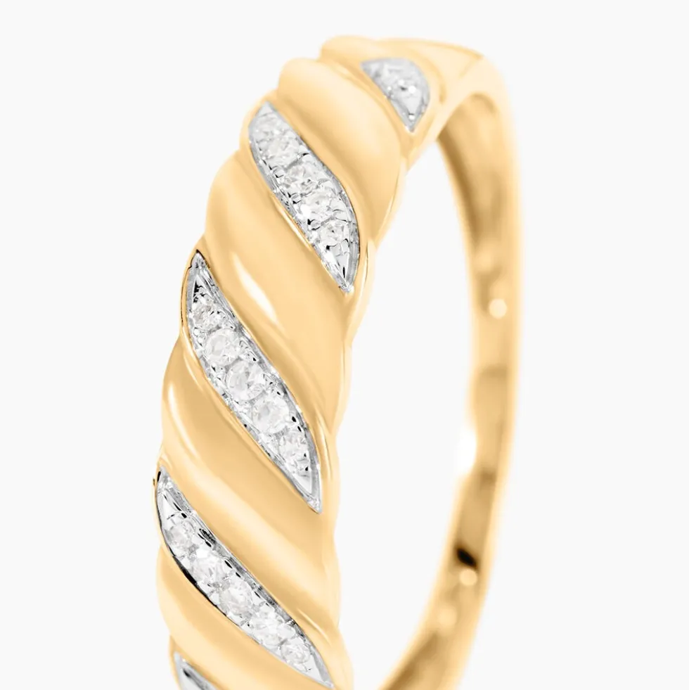 Bague Katalinto Or Jaune Diamant