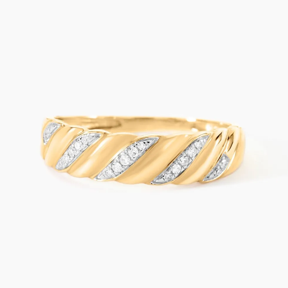 Bague Katalinto Or Jaune Diamant