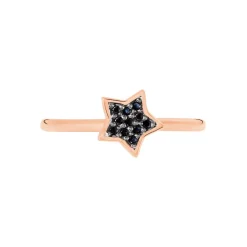 Bague Kathalyne Argent Rose Oxyde De Zirconium