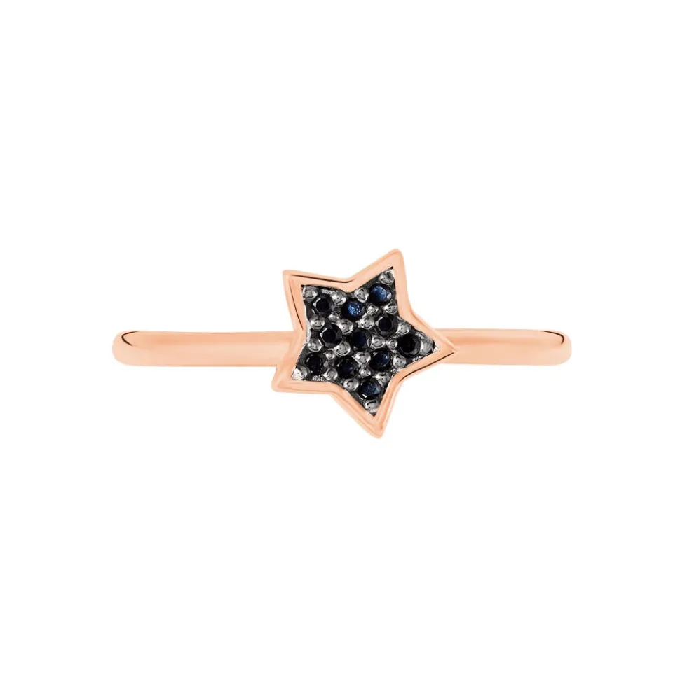 Bague Kathalyne Argent Rose Oxyde De Zirconium