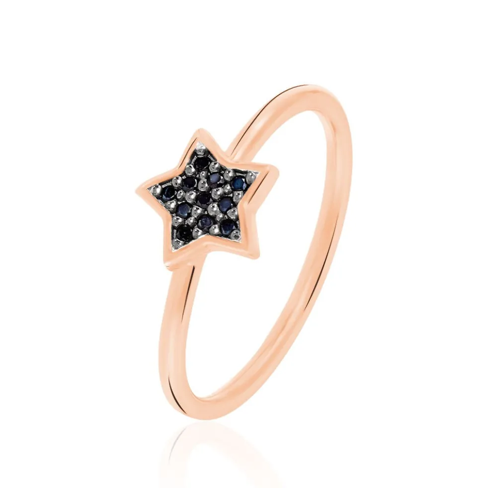 Bague Kathalyne Argent Rose Oxyde De Zirconium