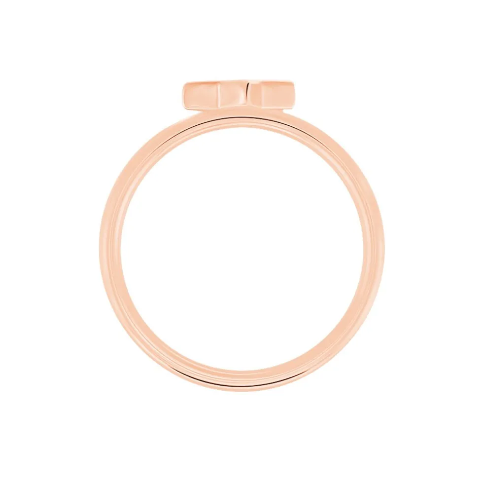 Bague Kathalyne Argent Rose Oxyde De Zirconium