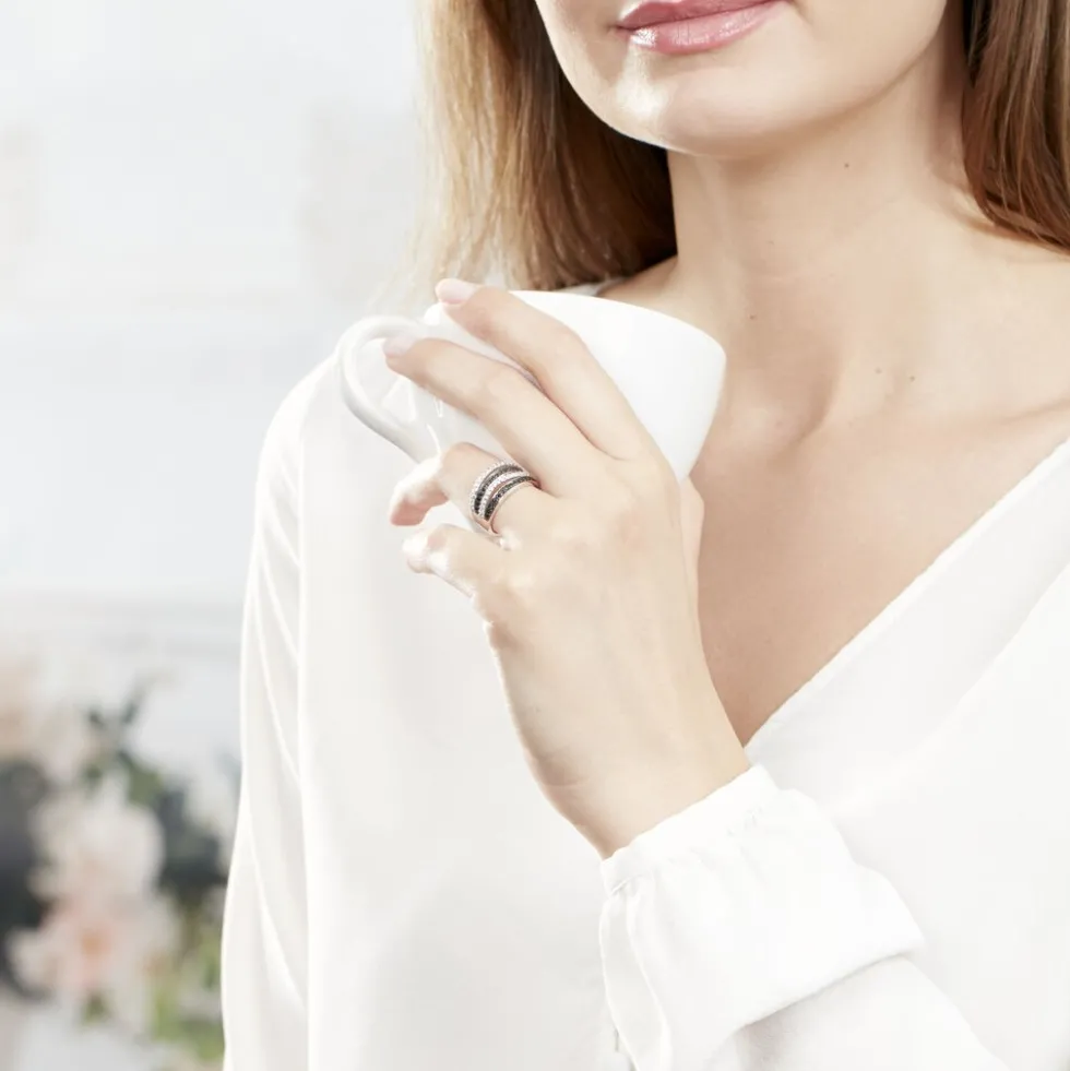 Bague Leticia Argent Oxyde De Zirconium