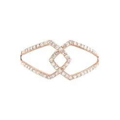 Bague Lisa Or Rose Diamant