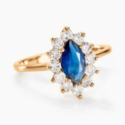 Bague Lisea Plaqué Or Jaune Verre Et Oxyde De Zirconium