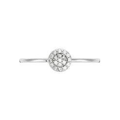 Bague Lorainne Argent Blanc Oxyde De Zirconium