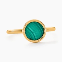 Bague Lucky Gems Or Jaune Malachite