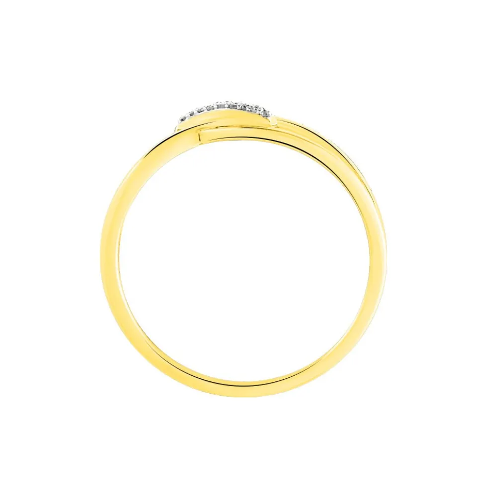 Bague Madelle Or Jaune Diamant