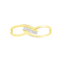 Bague Madelle Or Jaune Diamant