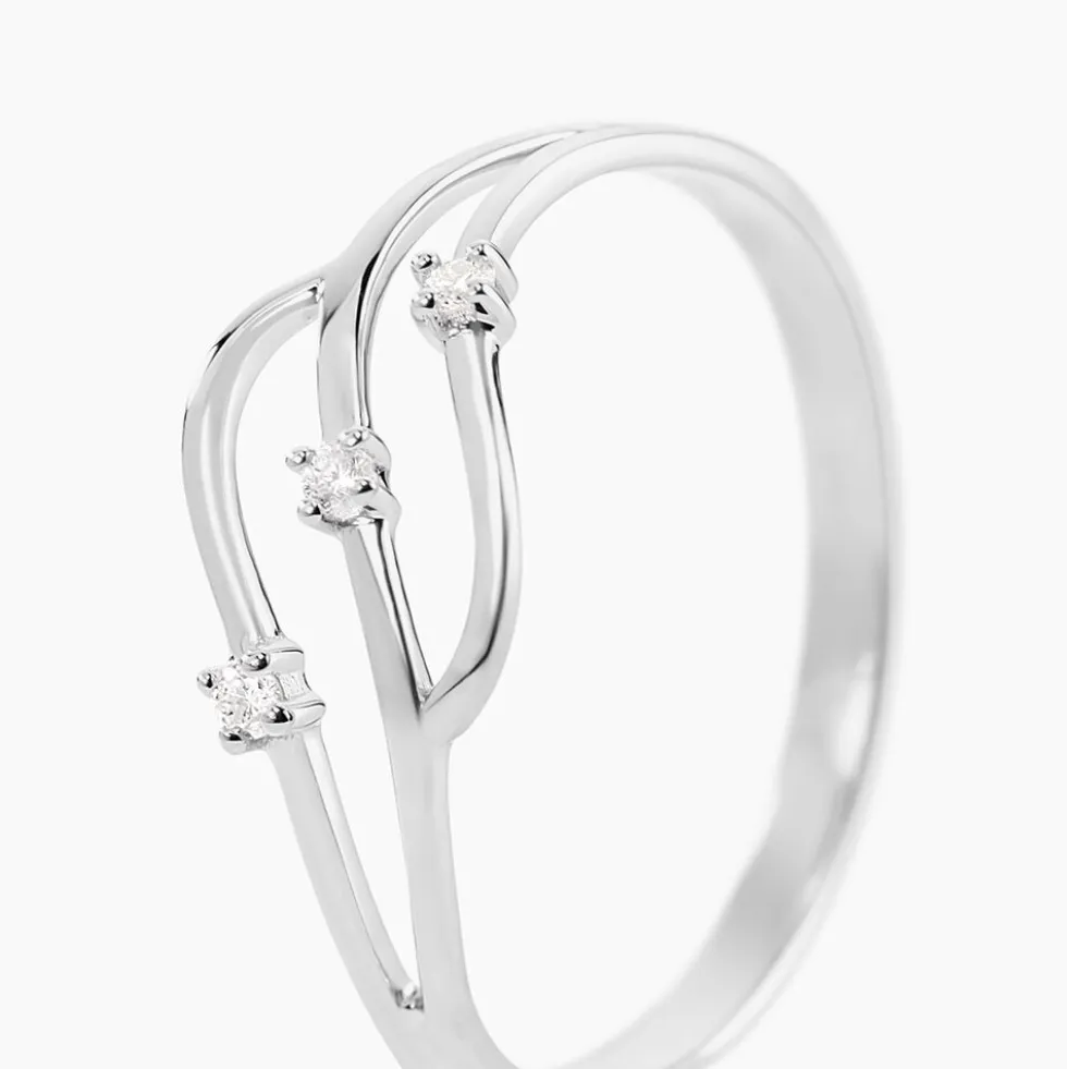 Bague Marnie Or Blanc Diamant