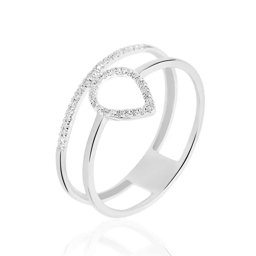 Bague Maude Or Blanc Diamant