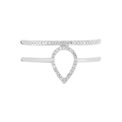 Bague Maude Or Blanc Diamant