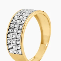 Bague Morjana Or Jaune Oxyde De Zirconium