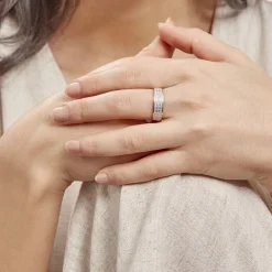 Bague Morjana Or Jaune Oxyde De Zirconium