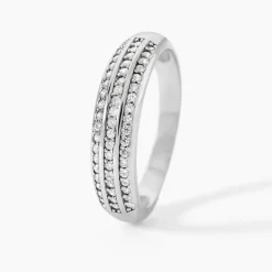 Bague Nataelle Argent Blanc Oxyde De Zirconium