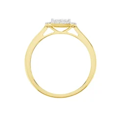 Bague Naveen Ld Or Jaune Diamant Synthétique