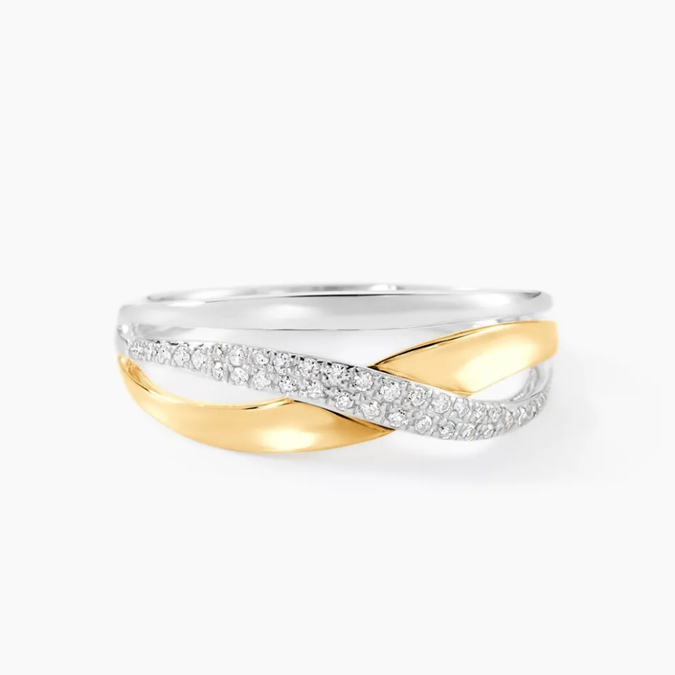 Bague Nene Or Bicolore Diamant