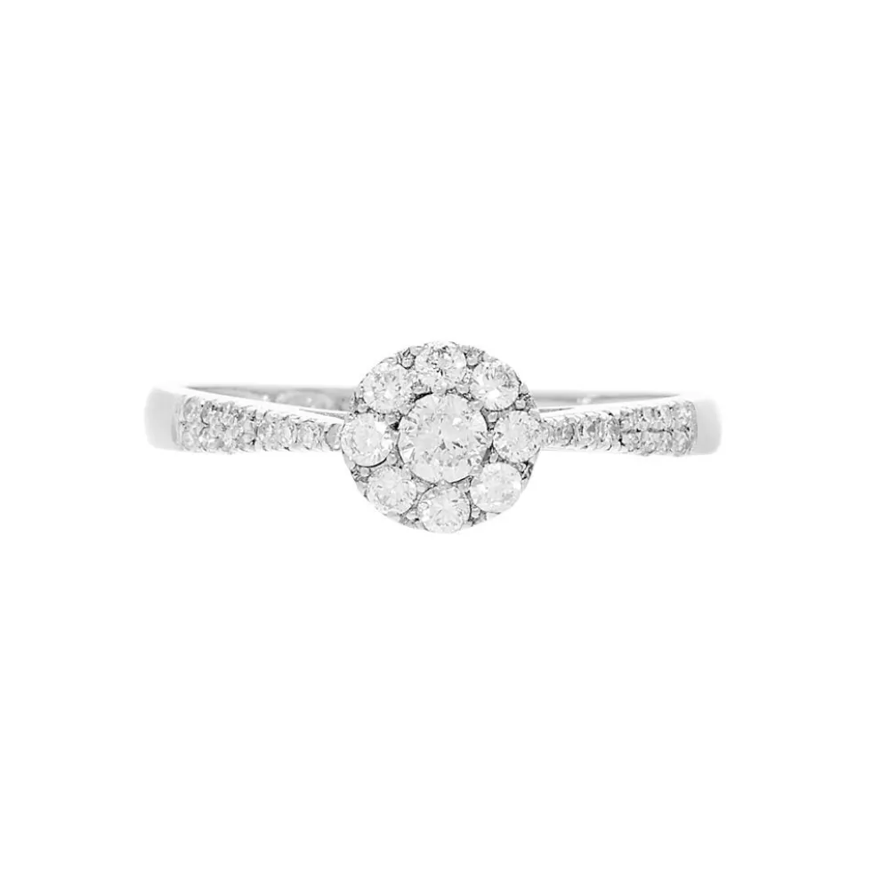 Bague Neptune Or Blanc Diamant