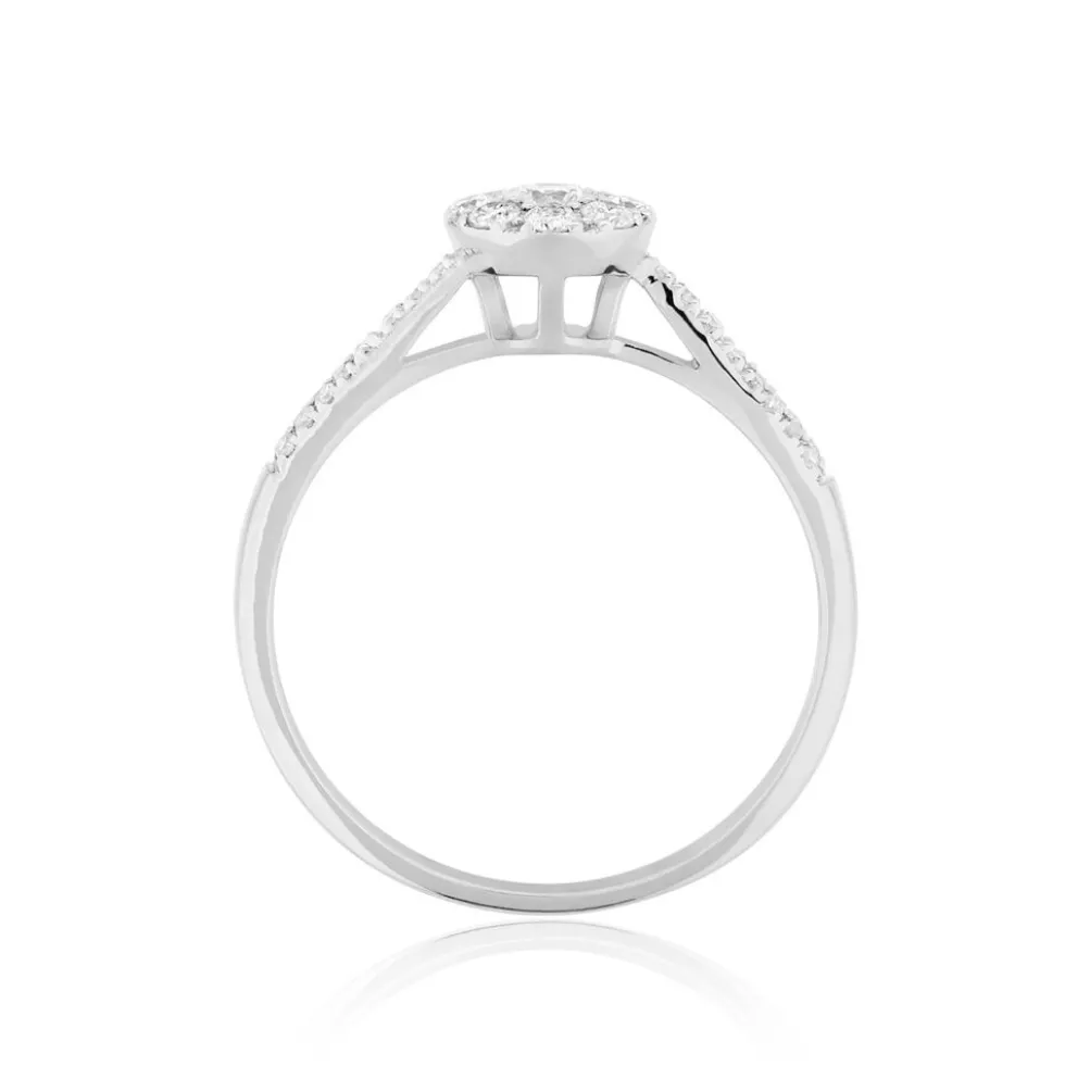 Bague Neptune Or Blanc Diamant