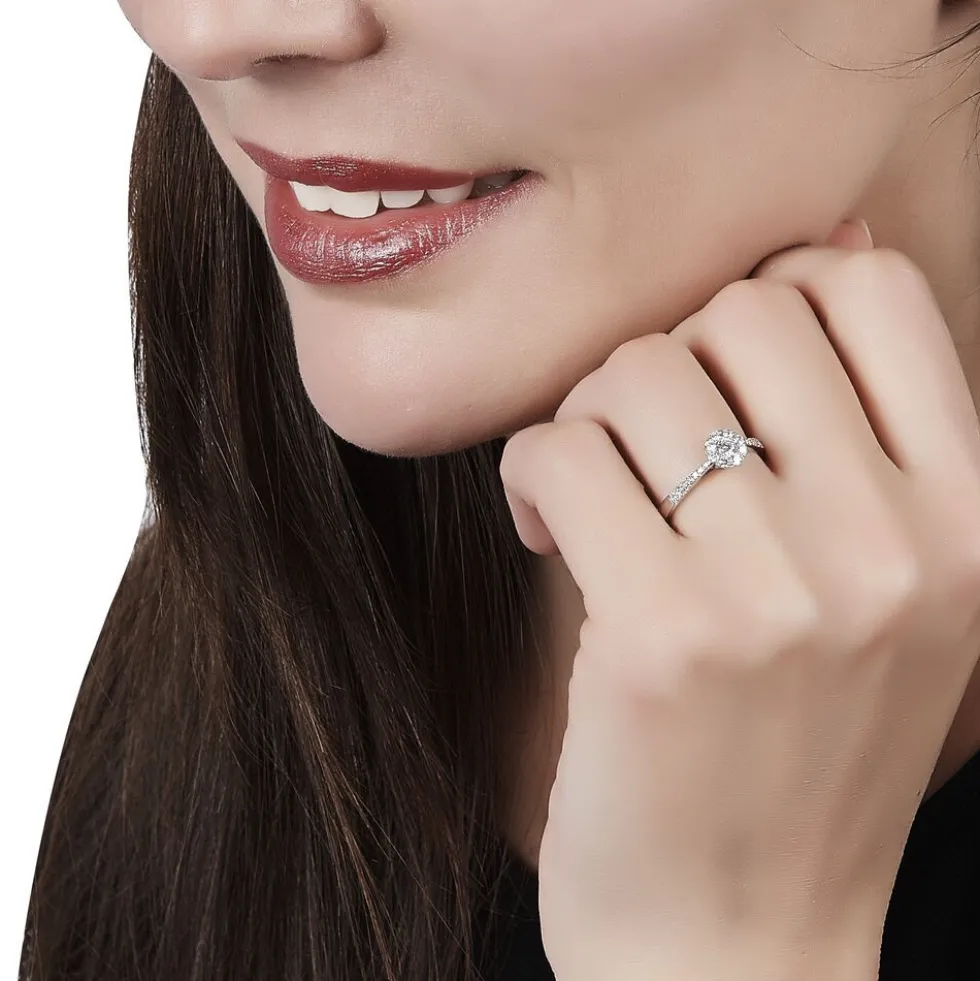 Bague Neptune Or Blanc Diamant