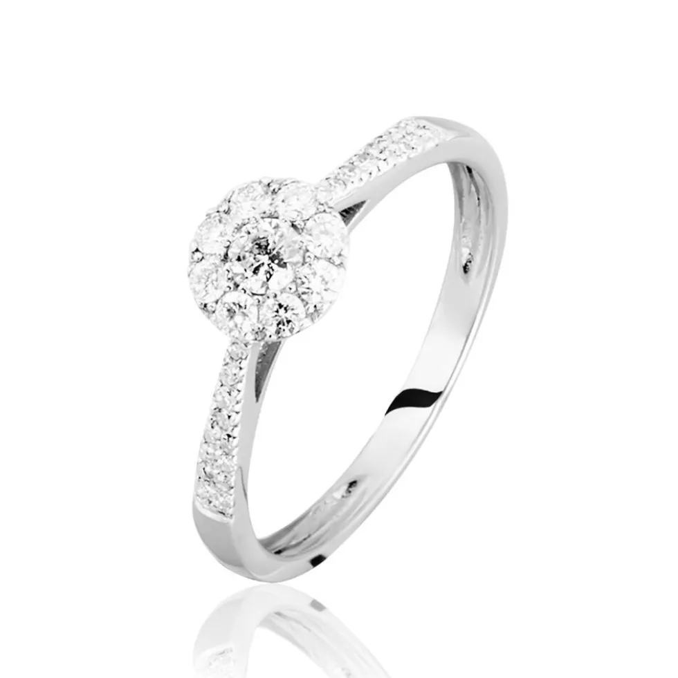 Bague Neptune Or Blanc Diamant