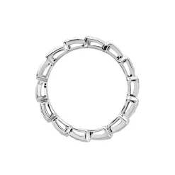 Bague Nevada Argent Blanc Oxyde De Zirconium