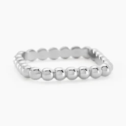Bague Ocean Argent Blanc