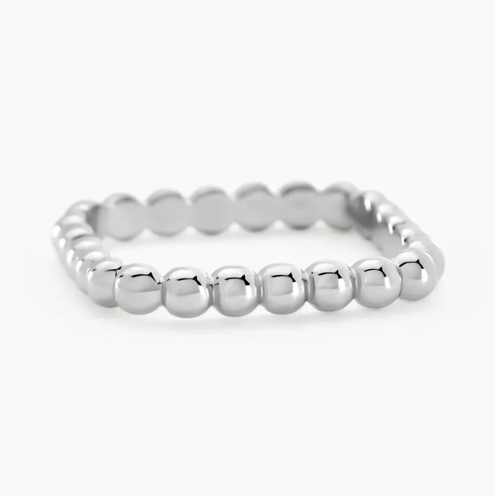 Bague Ocean Argent Blanc