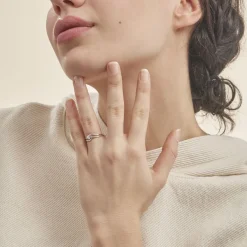 Bague Onenn Or Blanc Diamant