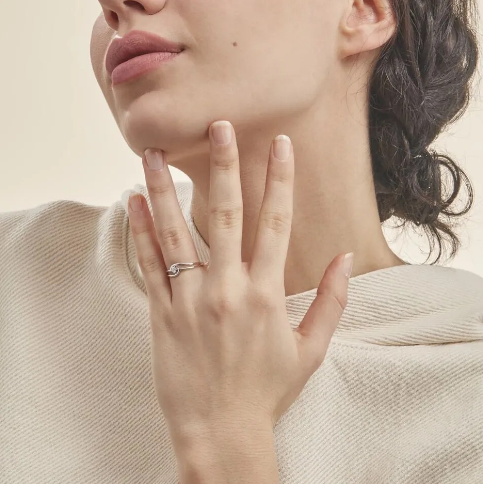 Bague Onenn Or Blanc Diamant