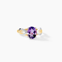 Bague Or Bicolore Bonnie Améthyste