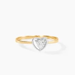 Bague Or Bicolore Goulvena Oxyde De Zirconium