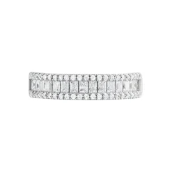 Bague Or Blanc Jacklyn Oxyde De Zirconium