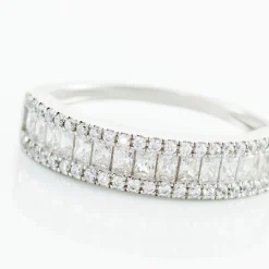 Bague Or Blanc Jacklyn Oxyde De Zirconium