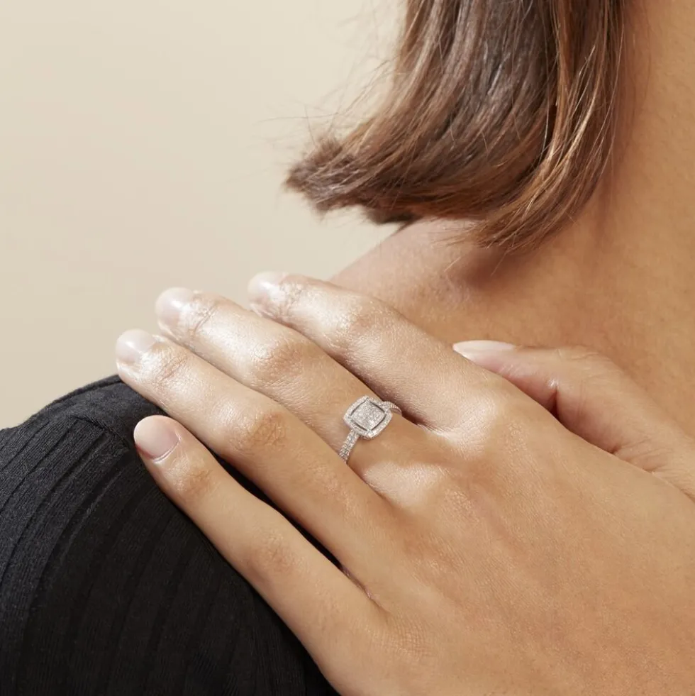 Bague Or Blanc Zuzana Diamants