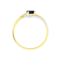 Bague Or Jaune Connor Saphir Diamants