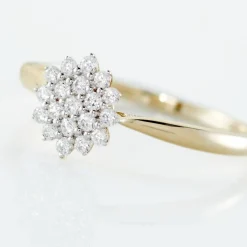 Bague Or Jaune Kailyn Oxyde De Zirconium