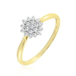 Bague Or Jaune Kailyn Oxyde De Zirconium